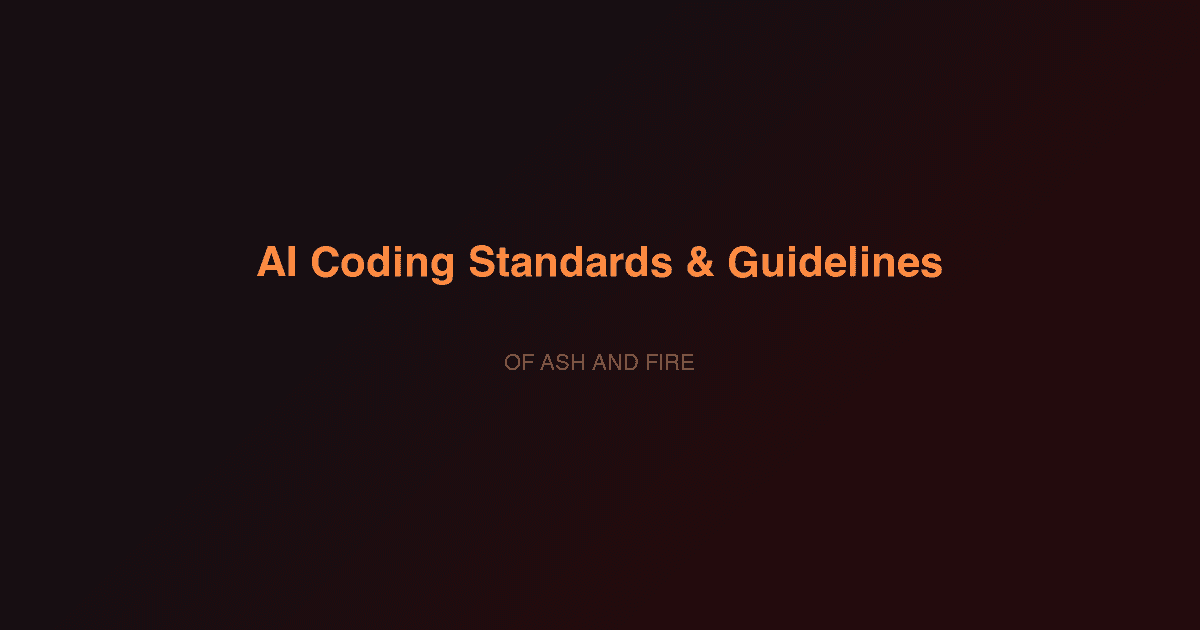 AI Coding Standards and Guidelines: Building a Framework for Your Team